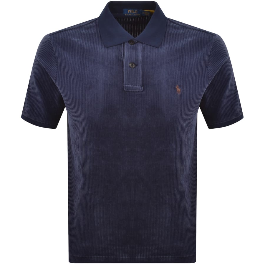 Image number 1 for Ralph Lauren Corduroy Polo Navy