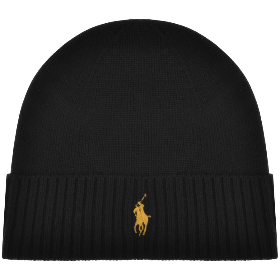 Image number 1 for Ralph Lauren Beanie Hat Black