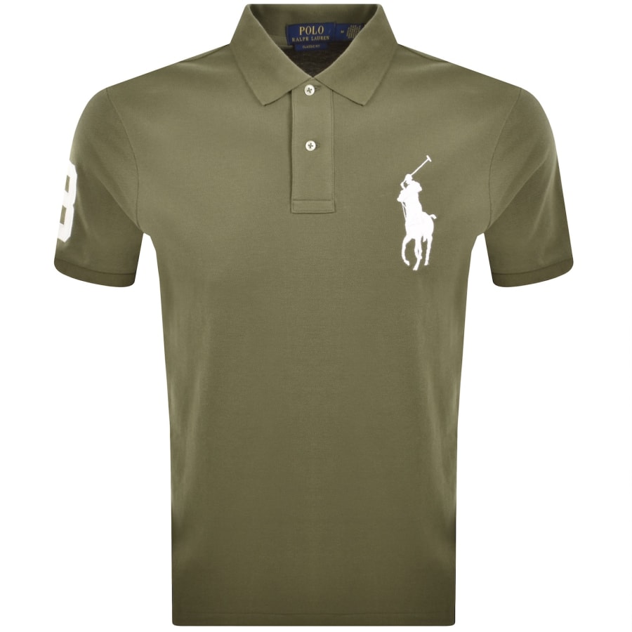 Image number 1 for Ralph Lauren Classic Fit Polo T Shirt Green