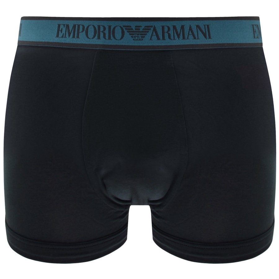 Image number 2 for Emporio Armani Underwear 3 Pack Trunks Navy