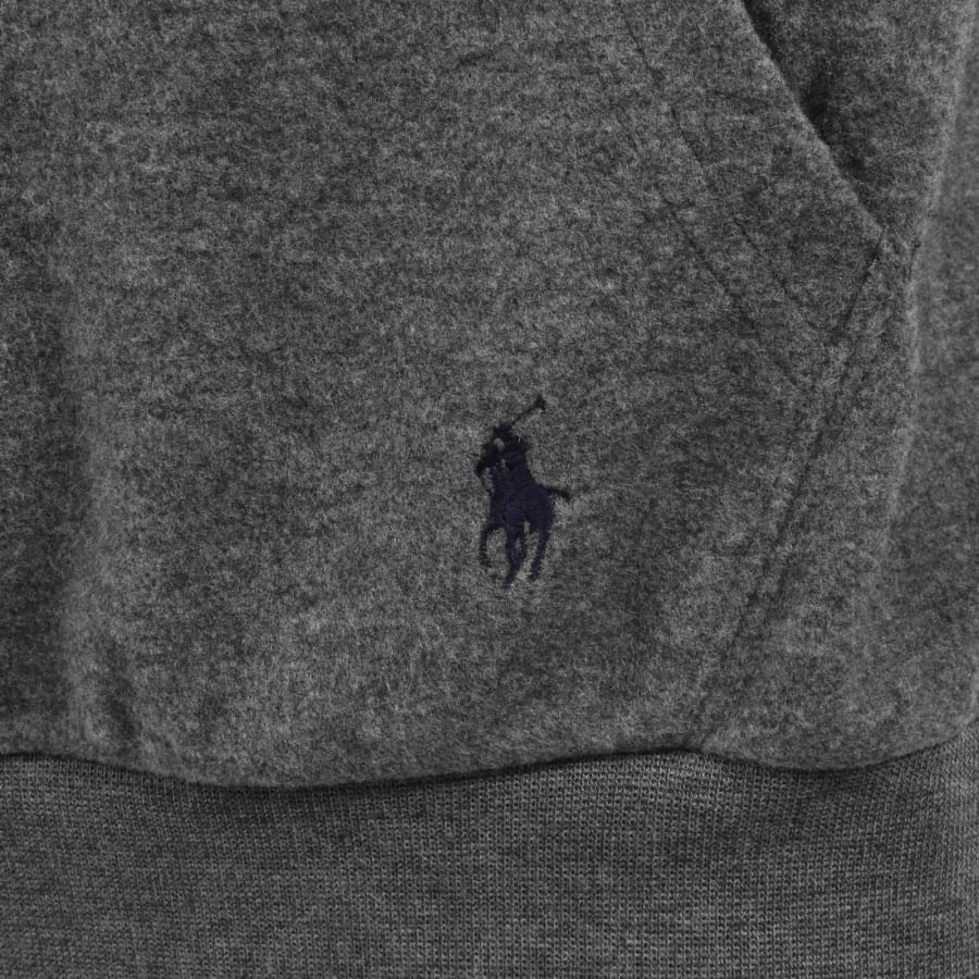 Image number 3 for Ralph Lauren Lounge Hoodie Grey