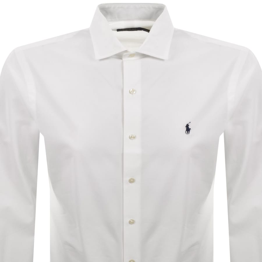Image number 2 for Ralph Lauren Long Sleeve Shirt White