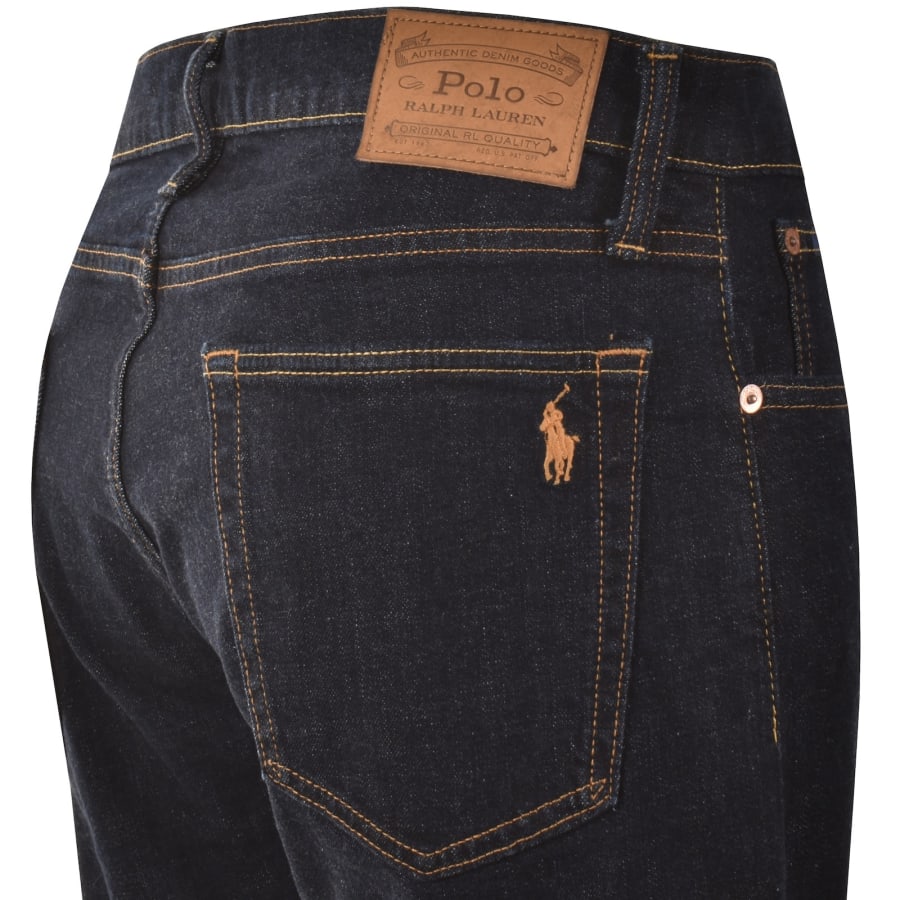 Image number 4 for Ralph Lauren Hampton Relaxed Straight Jeans Blue