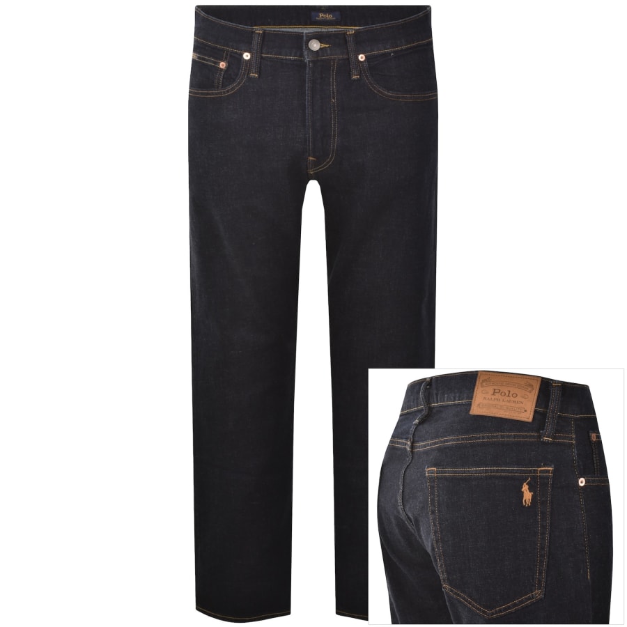 Image number 1 for Ralph Lauren Hampton Relaxed Straight Jeans Blue