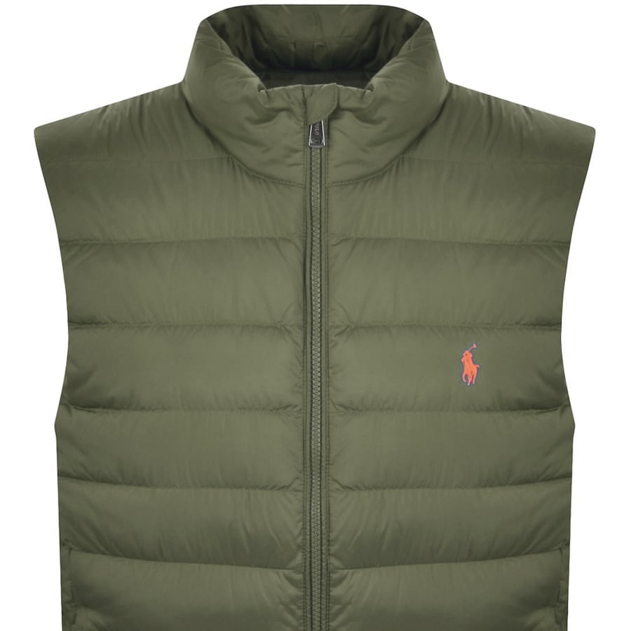 Image number 2 for Ralph Lauren Down Puffer Gilet Green