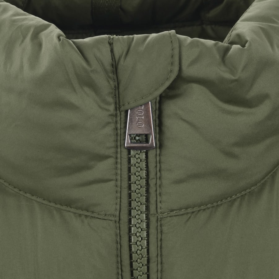 Image number 4 for Ralph Lauren Down Puffer Gilet Green