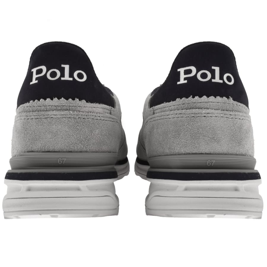 Image number 2 for Ralph Lauren Varick Trainers Grey