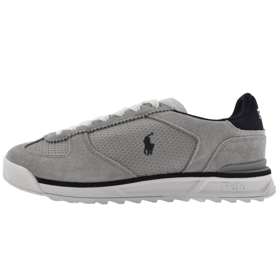 Image number 1 for Ralph Lauren Varick Trainers Grey