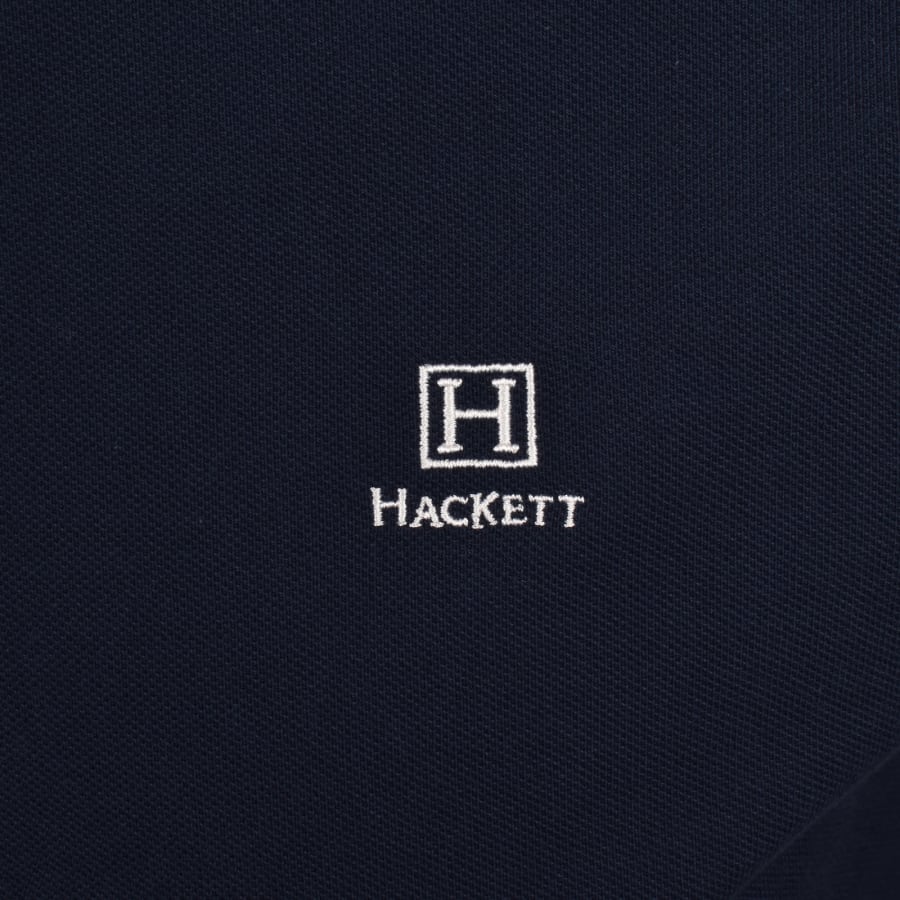 Image number 3 for Hackett Heritage Small Logo Polo T Shirt Navy