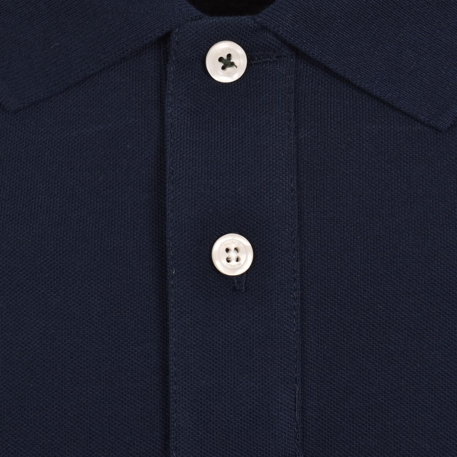 Image number 4 for Hackett Heritage Small Logo Polo T Shirt Navy