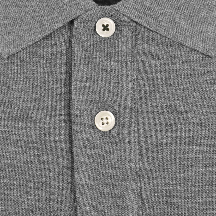 Image number 4 for Hackett Heritage Small Logo Polo T Shirt Ash Grey