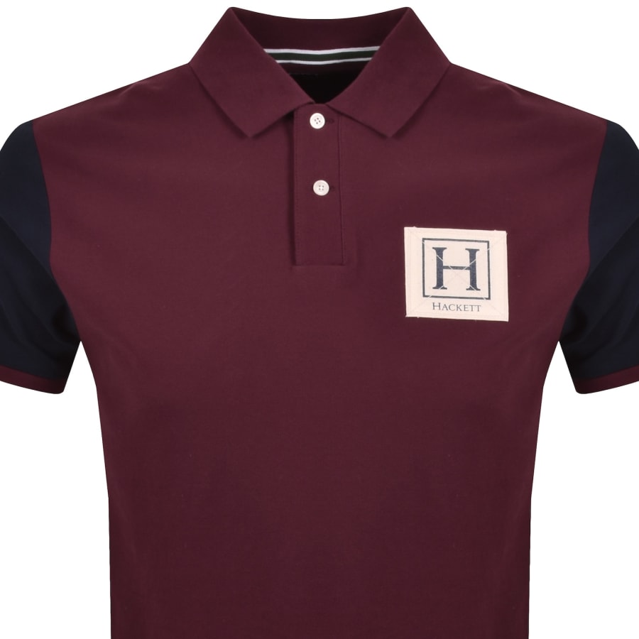 Image number 2 for Hackett Heritage Polo T Shirt Red