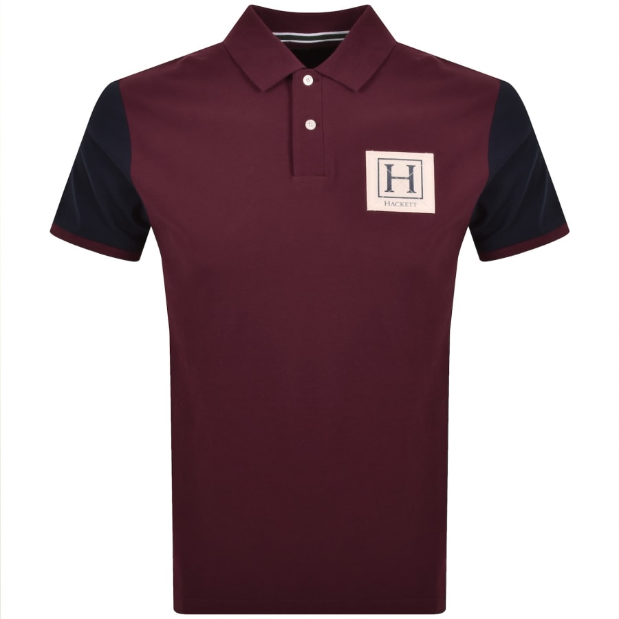 Image number 1 for Hackett Heritage Polo T Shirt Red
