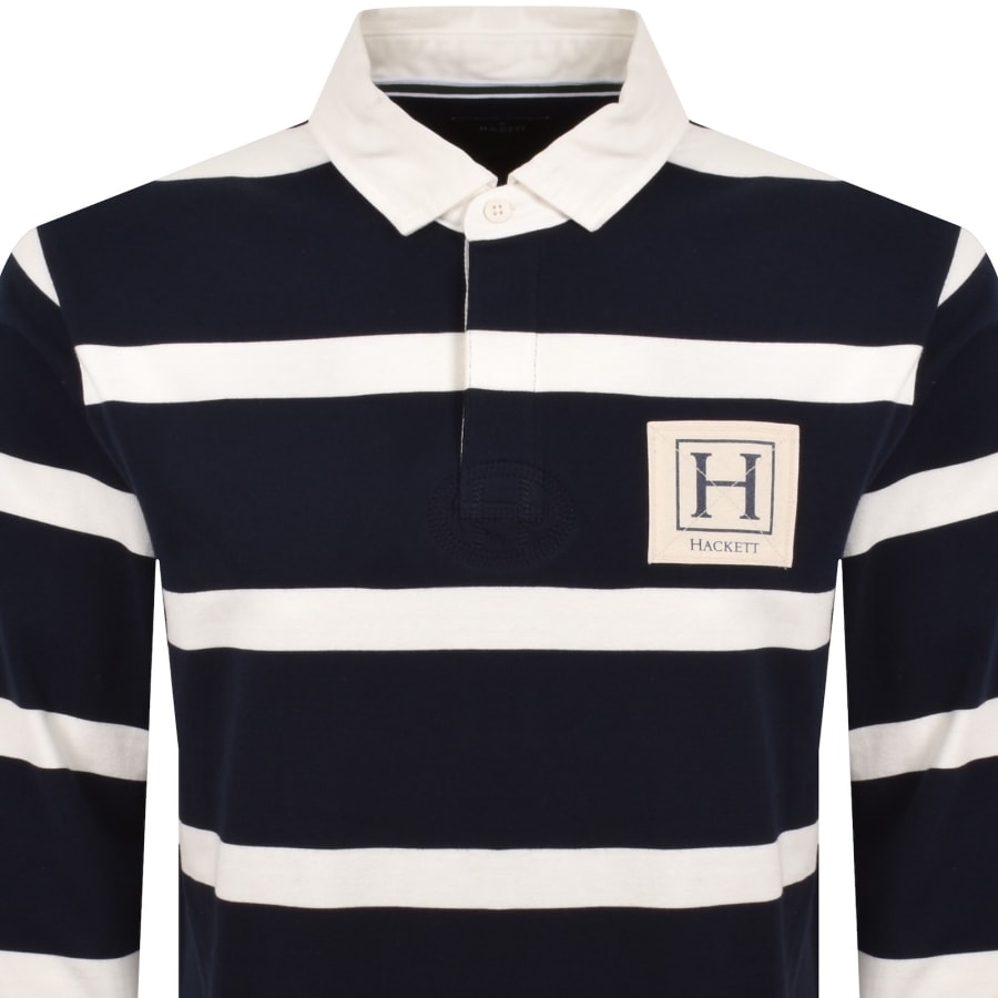 Image number 2 for Hackett Heritage Stripe Rugby Polo Old Navy