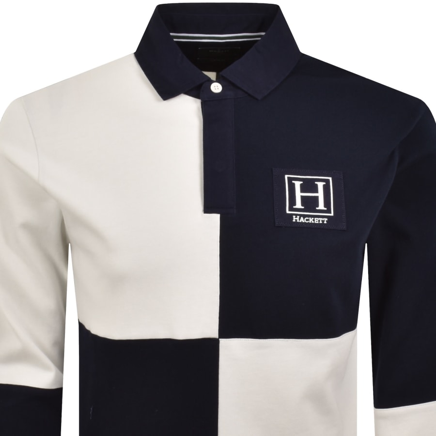 Image number 2 for Hackett Heritage Quad Rugby Polo Old Navy