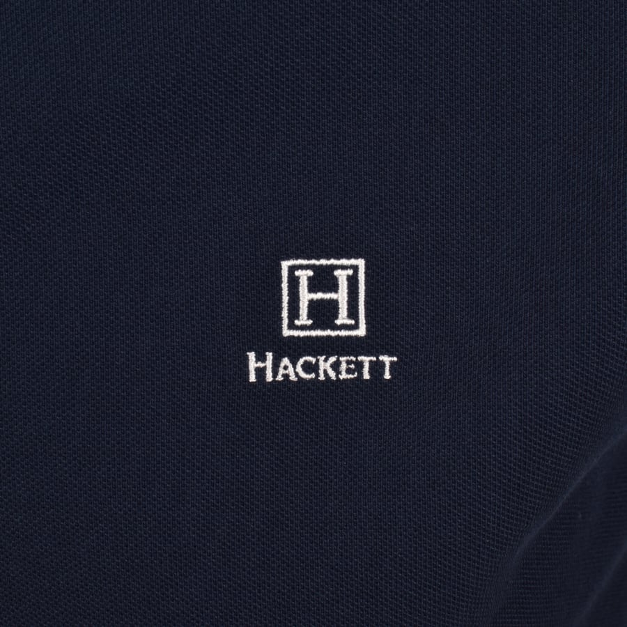 Image number 3 for Hackett Heritage Small Logo Polo T Shirt Navy