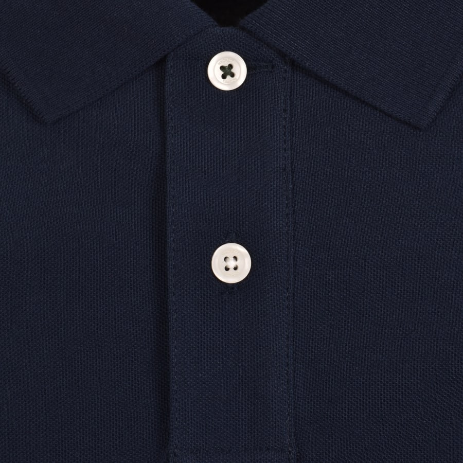 Image number 4 for Hackett Heritage Small Logo Polo T Shirt Navy