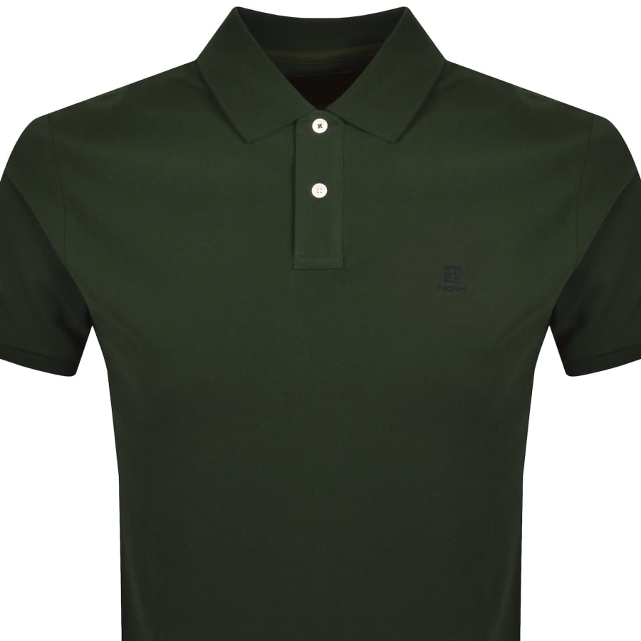 Image number 2 for Hackett Heritage Small Logo Polo T Shirt Green