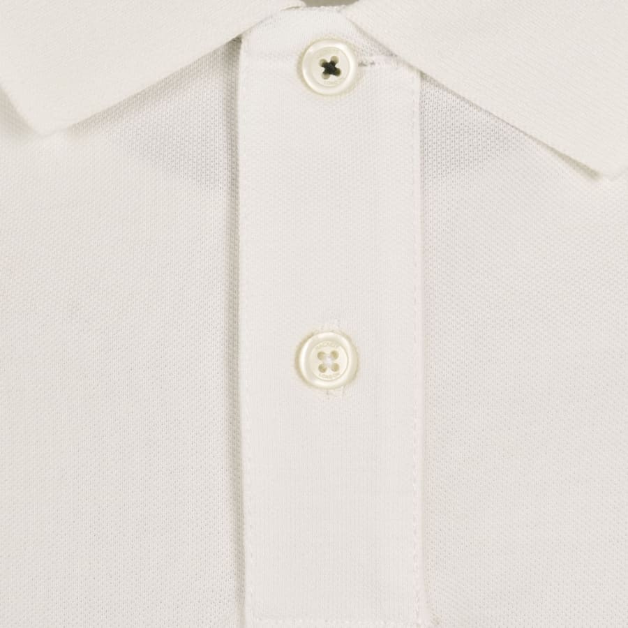 Image number 4 for Hackett Heritage Small Logo Polo T Shirt Off White