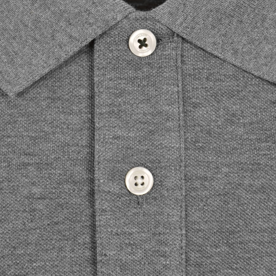 Image number 4 for Hackett Heritage Small Logo Polo T Shirt Grey