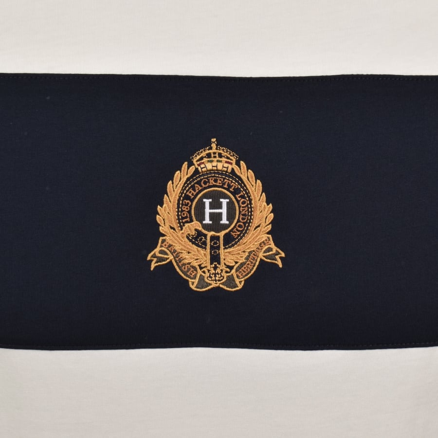 Image number 3 for Hackett Heritage Crest Panel T Shirt Old Navy