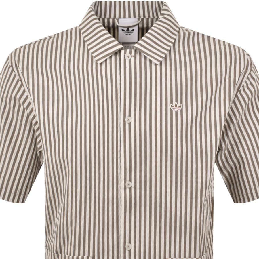 Image number 2 for adidas Originals Resort Shirt Khaki