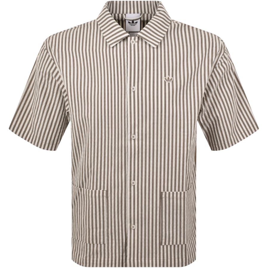 Image number 1 for adidas Originals Resort Shirt Khaki