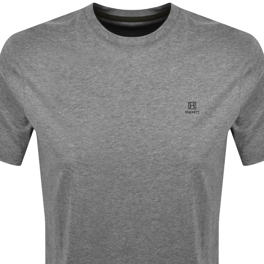 Image number 2 for Hackett Heritage Small Logo T Shirt Grey