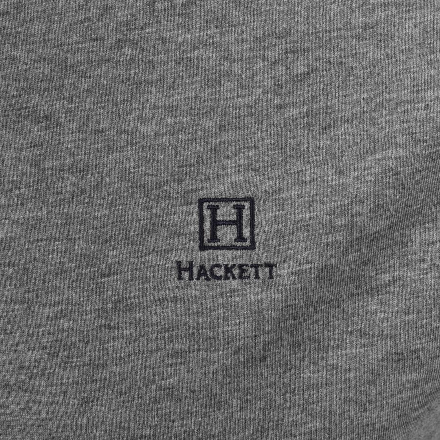 Image number 3 for Hackett Heritage Small Logo T Shirt Grey