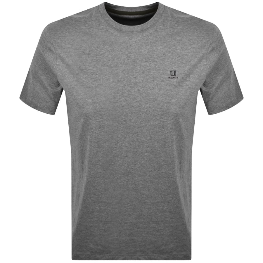 Image number 1 for Hackett Heritage Small Logo T Shirt Grey