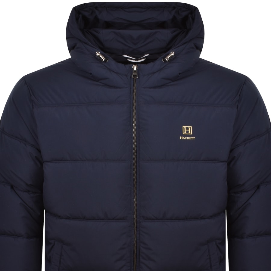 Image number 2 for Hackett Heritage Puffer Jacket Navy