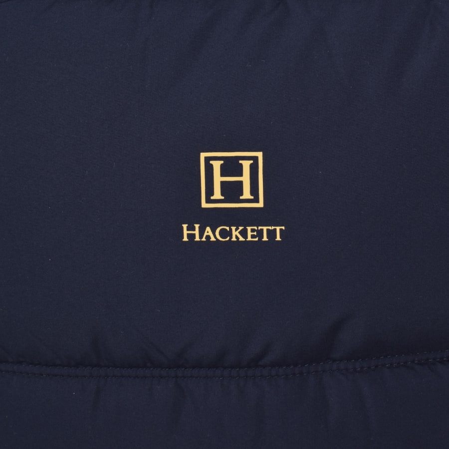 Image number 3 for Hackett Heritage Puffer Jacket Navy