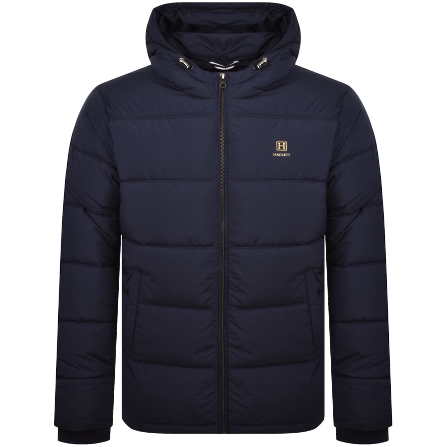 Image number 1 for Hackett Heritage Puffer Jacket Navy