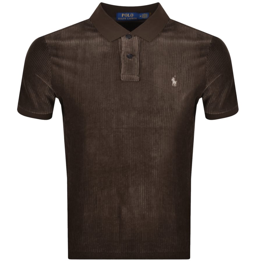Image number 1 for Ralph Lauren Corduroy Polo Nutmeg Brown