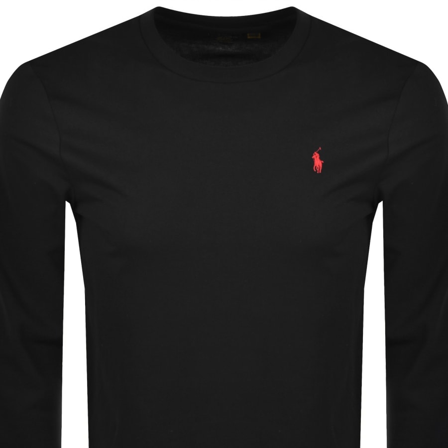 Image number 2 for Ralph Lauren Long Sleeved T Shirt Black