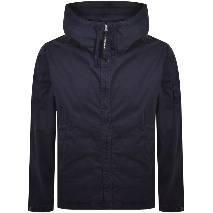 Image number 2 for CP Company Hooded Jacket Navy