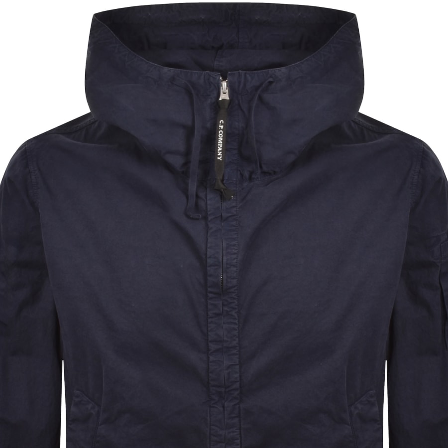 Image number 3 for CP Company Hooded Jacket Navy
