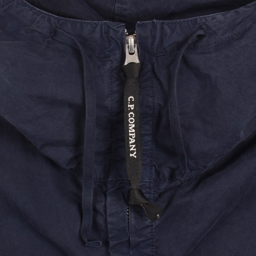 Image number 5 for CP Company Hooded Jacket Navy