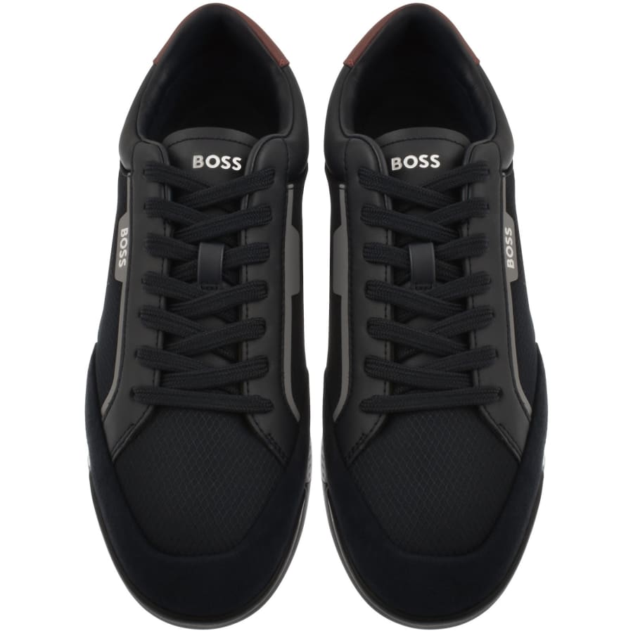 Image number 3 for BOSS Nitan Trainers Dark Blue