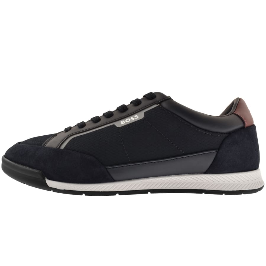 Image number 1 for BOSS Nitan Trainers Dark Blue