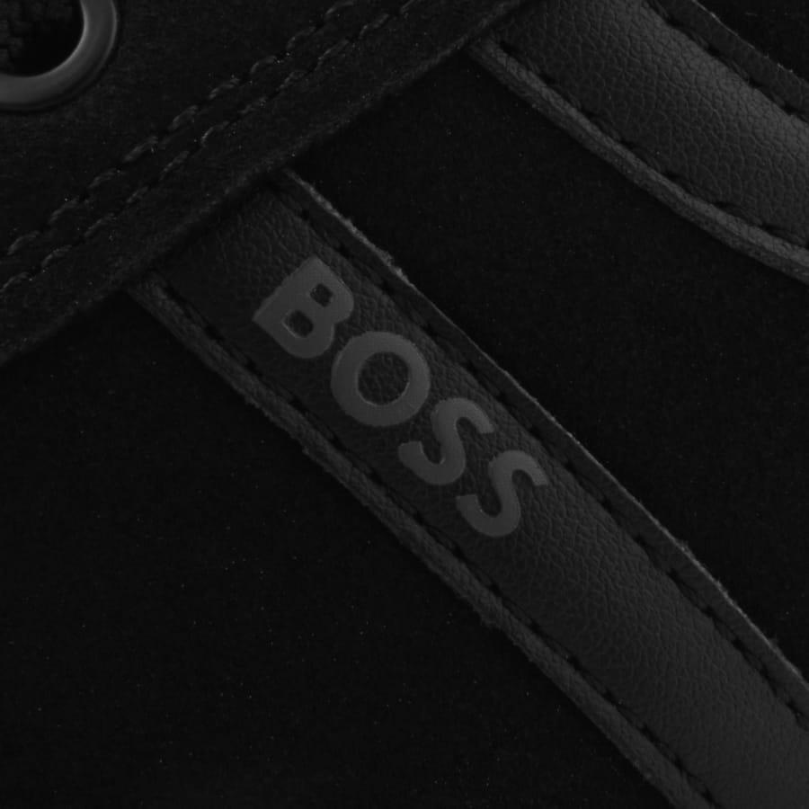 Image number 4 for BOSS Aiden Tennis Trainers Black