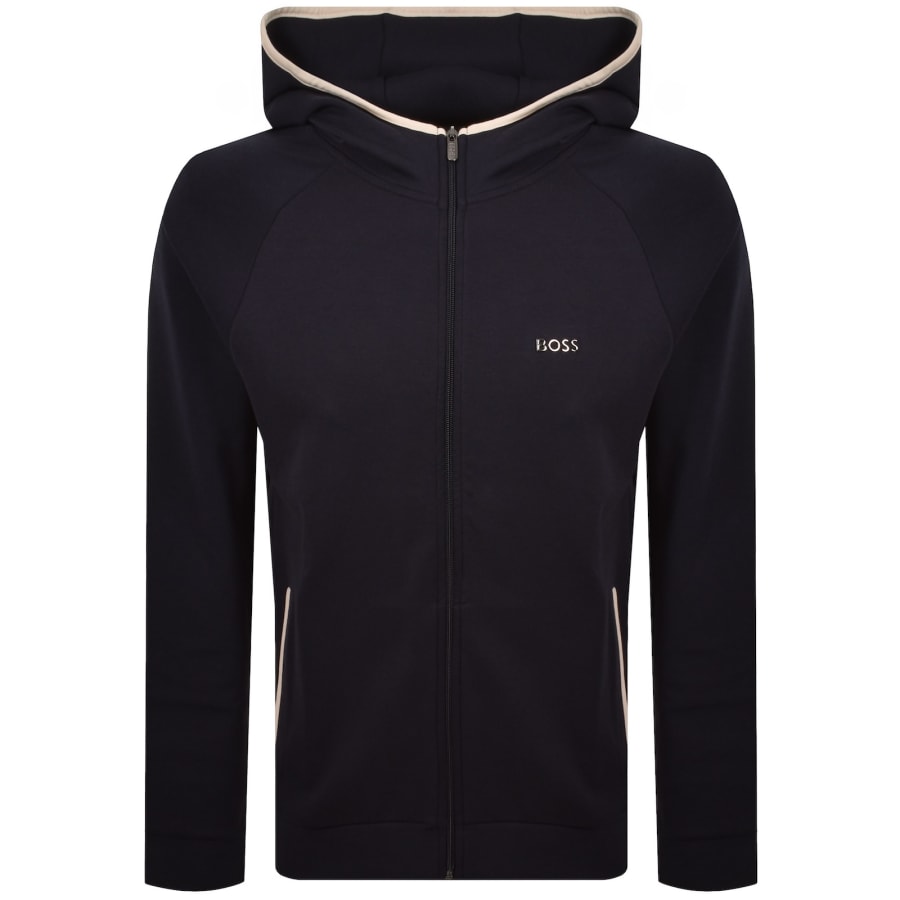 Image number 1 for BOSS Sense Full Zip Hoodie Dark Blue