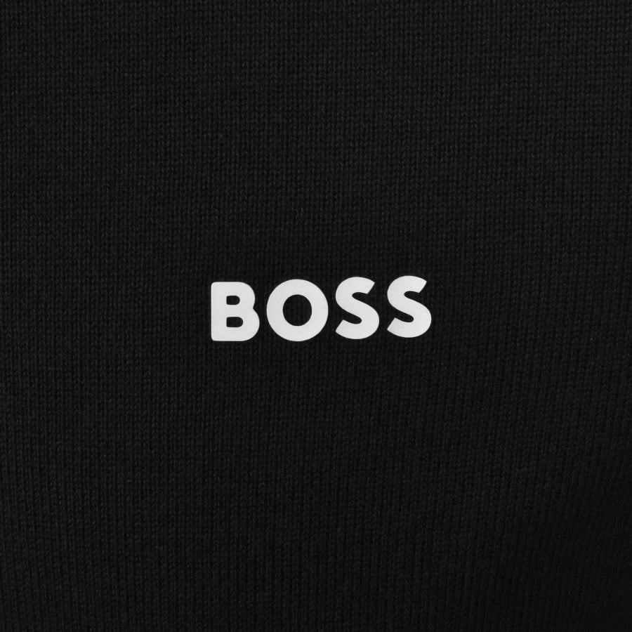 Image number 3 for BOSS Ever X Quarter Zip Jumper Black