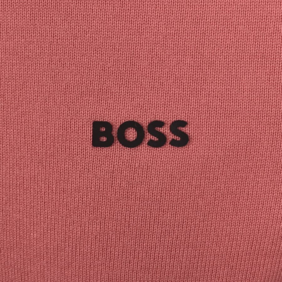 Image number 3 for BOSS Ever X Crew Neck Jumper Pink