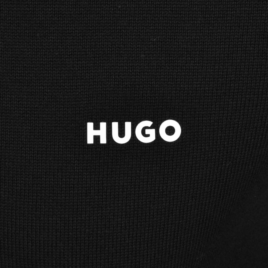 Image number 3 for HUGO San Quintus C2 Knit Jumper Black