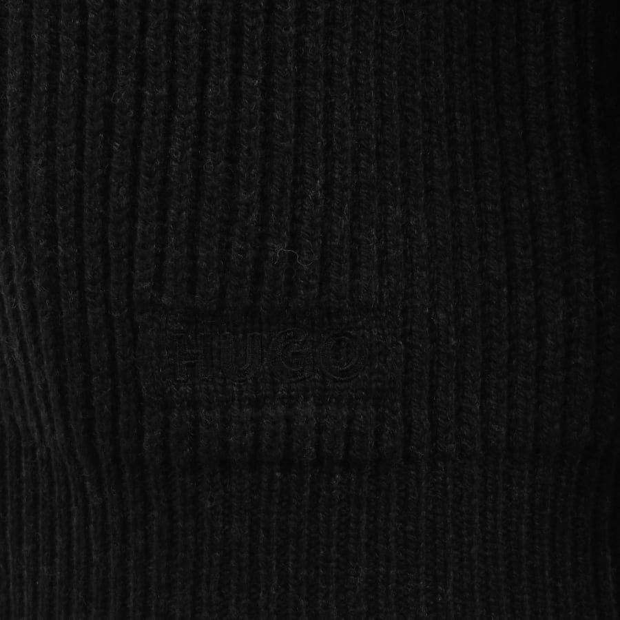 Image number 3 for HUGO Sardeep Knit Cardigan Black