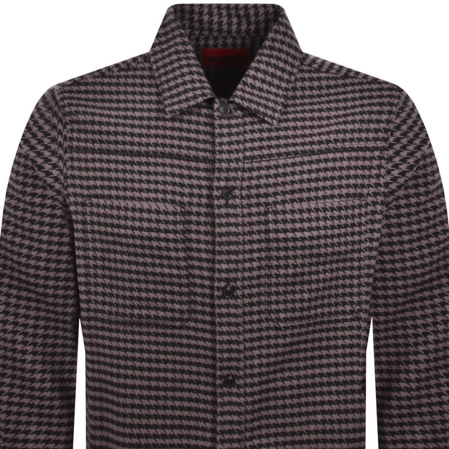 Image number 2 for HUGO Eniri Overshirt Jacket Black