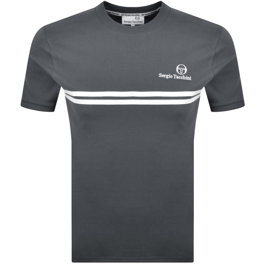 Image number 1 for Sergio Tacchini New Supermac T Shirt Blue
