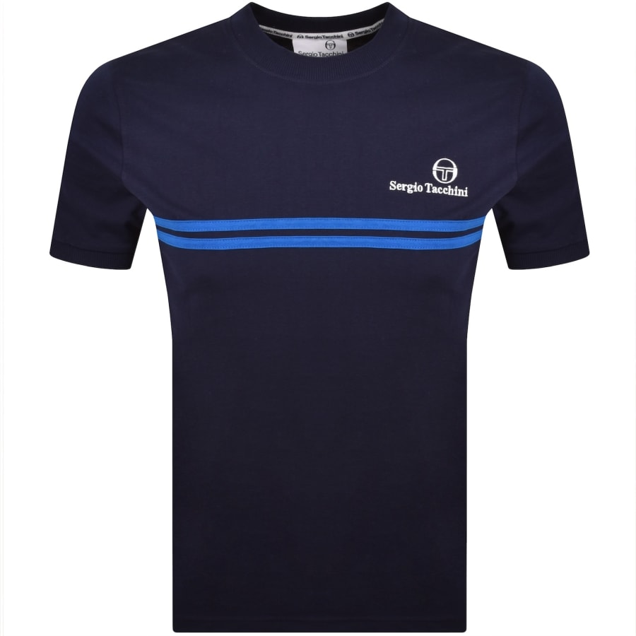 Image number 1 for Sergio Tacchini New Supermac T Shirt Blue