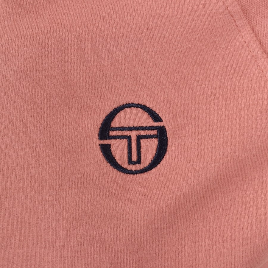 Image number 4 for Sergio Tacchini Ringer T Shirt Pink